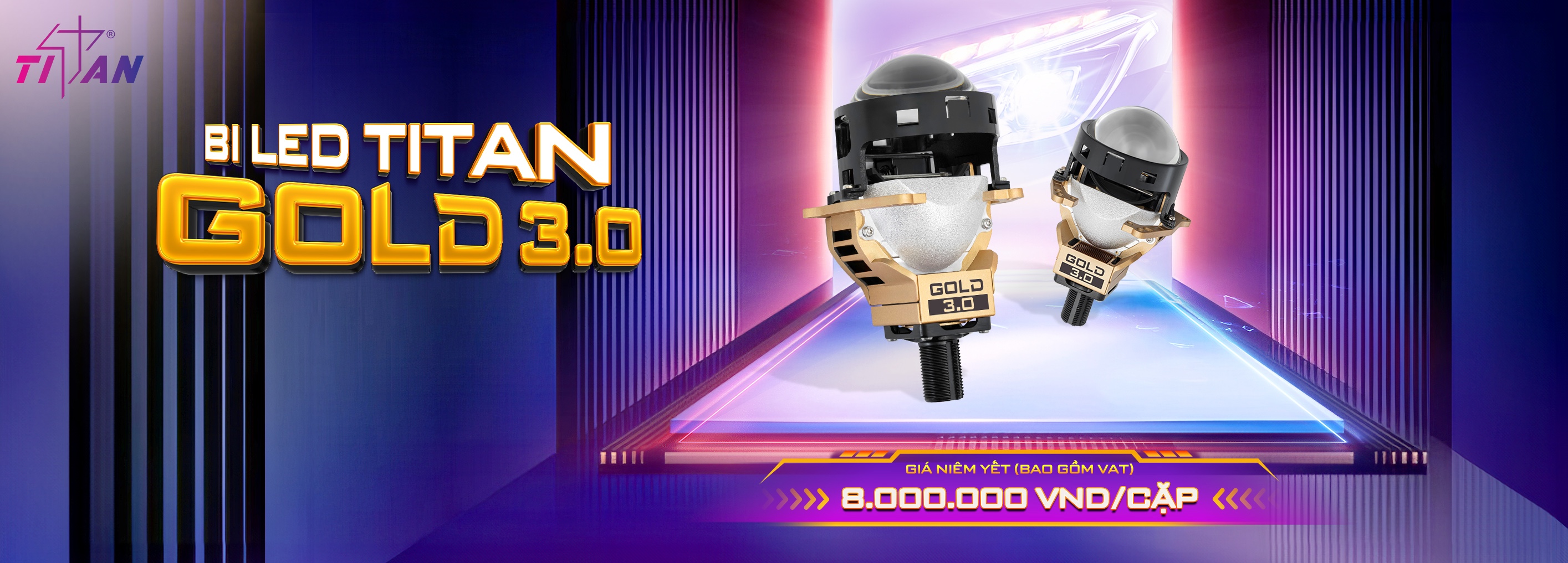 BI LED TITAN GOLD 3.0